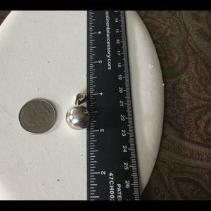 STERLING SILVER BALL PENDANT (C369)